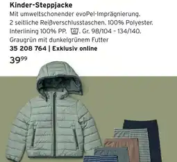 Tchibo Kinder-steppjacke Angebot