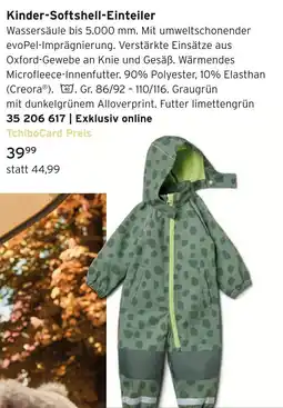 Tchibo Kinder-softshell-einteiler Angebot
