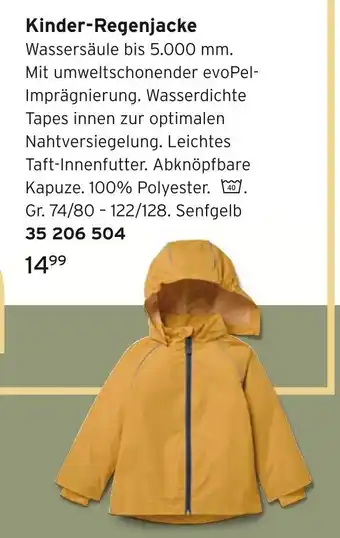 Tchibo Kinder-regenjacke Angebot