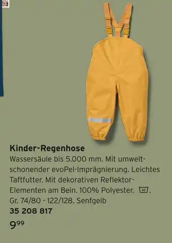 Tchibo Kinder-regenhose Angebot