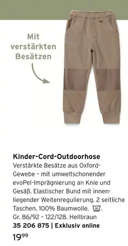 Tchibo Kinder-cord-outdoorhose Angebot