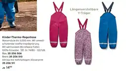 Tchibo Kinder-thermo-regenhose Angebot