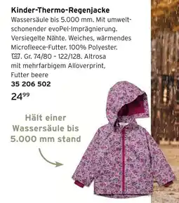 Tchibo Kinder-thermo-regenjacke Angebot