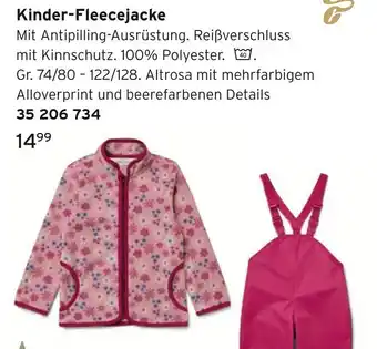 Tchibo Kinder-fleecejacke Angebot