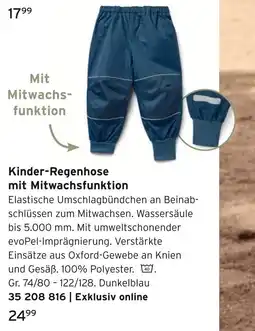 Tchibo Kinder-regenhose Angebot