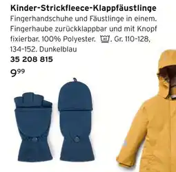 Tchibo Kinder-strickfleece-klappfäustlinge Angebot