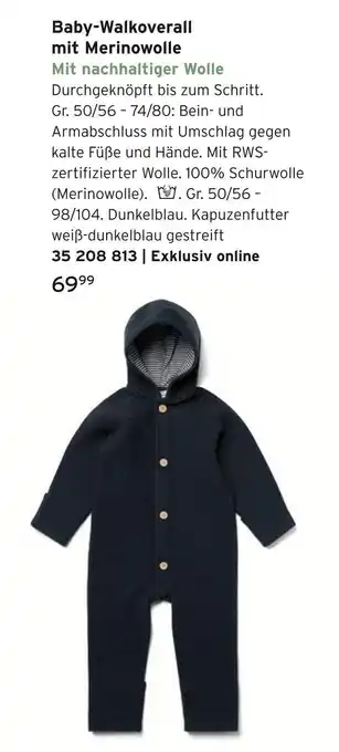 Tchibo Baby-walkoverall mit merinowolle Angebot