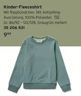 Tchibo Kinder-fleeceshirt Angebot