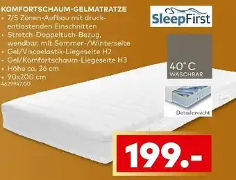porta Sleepfirst komfortschaum-gelmatratze Angebot