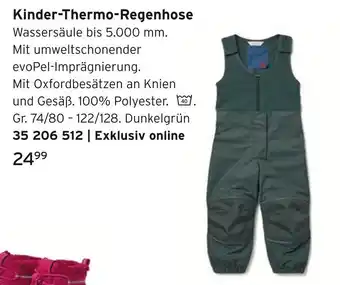 Tchibo Kinder-thermo-regenhose Angebot