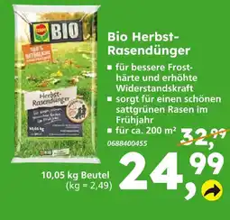 Globus Baumarkt Bio herbst-rasendünger Angebot