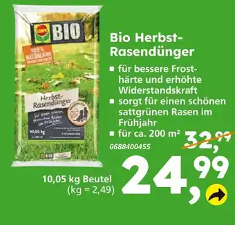 Globus Baumarkt Bio herbst-rasendünger Angebot
