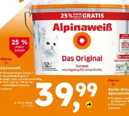 Globus Baumarkt Alpina alpinaweiß Angebot