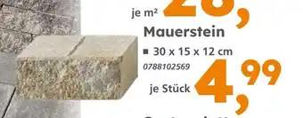 Globus Baumarkt Mauerstein Angebot