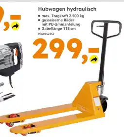 Globus Baumarkt Hubwagen hydraulisch Angebot