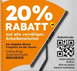 Globus Baumarkt Scheibenwischer Angebot