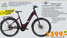 Globus Baumarkt Zündapp e-bike 27,5er city x800 Angebot