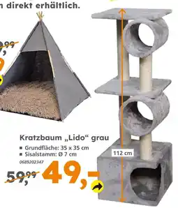 Globus Baumarkt Kratzbaum 'lido' grau Angebot