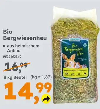Globus Baumarkt Bio bergwiesenheu Angebot