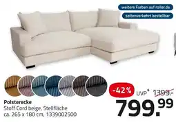 ROLLER Polsterecke Angebot
