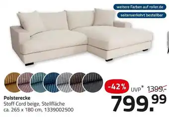 ROLLER Polsterecke Angebot