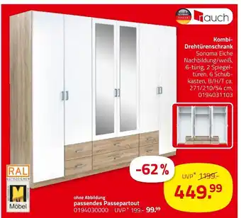 ROLLER Rauch kombi-drehtürenschrank Angebot