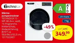 ROLLER Technolux wärmepumpentrockner tl-wp-90-a++ Angebot