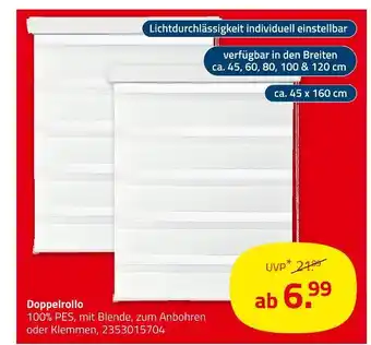 ROLLER Doppelrollo Angebot
