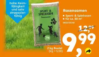 Globus Baumarkt Rasensamen Angebot