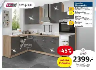 ROLLER Exquisit einbauküche Angebot
