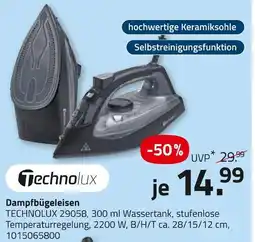 ROLLER Technolux dampfbügeleisen Angebot