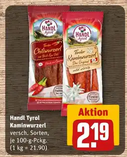 REWE Handl tyrol tiroler chiliwurzerl Angebot