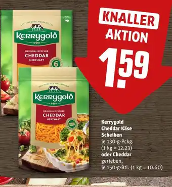 REWE Kerrygold cheddar käse scheiben Angebot