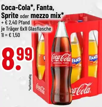 trinkgut Coca-cola coca-cola, fanta, sprite oder mezzo mix Angebot