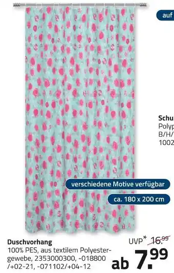 ROLLER Duschvorhang Angebot