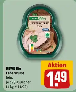 REWE Rewe bio leberwurst fein Angebot