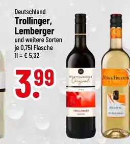 trinkgut Trollinger, lemberger Angebot