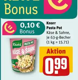 REWE Knorr pasta pot Angebot