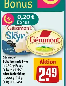 REWE Géramont scheiben mit skyr Angebot