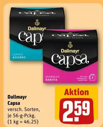 REWE Dallmayr capsa lungo azzurro Angebot