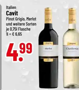 trinkgut Cavit pinot grigio, merlot Angebot
