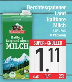 Edeka Berchtesgadener land haltbare milch Angebot