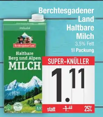 Edeka Berchtesgadener land haltbare milch Angebot