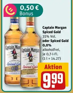 REWE Captain morgan spiced gold oder spiced gold 0,0% Angebot