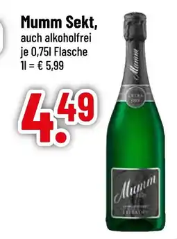 trinkgut Mumm sekt Angebot
