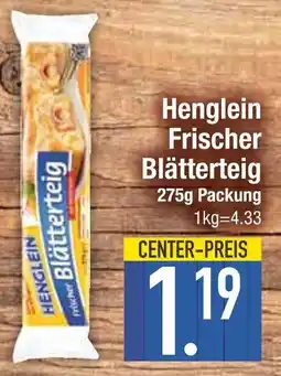 Edeka Henglein frischer blätterteig Angebot