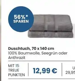 Edeka Duschtuch, seegrün oder anthrazit Angebot