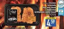 Edeka Wiesenhof chicken schmiede hau weg steak oder hähnchen grillfackeln lucky onion Angebot