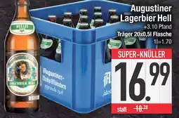 Edeka Augustiner lagerbier hell Angebot