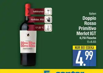 Edeka Doppio rosso primitivo merlot igt Angebot